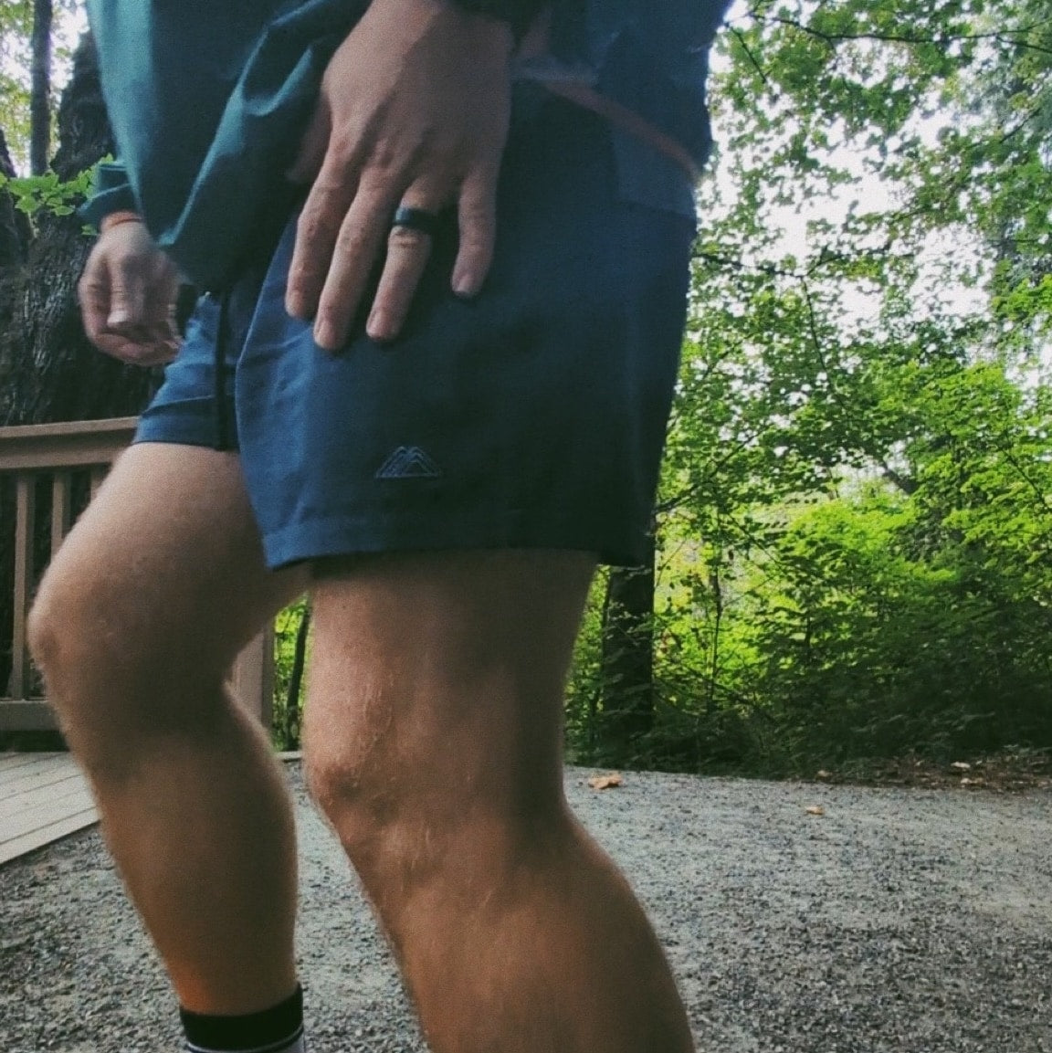 Athletic 5 Inch Recycled Shorts - Cascade Blue