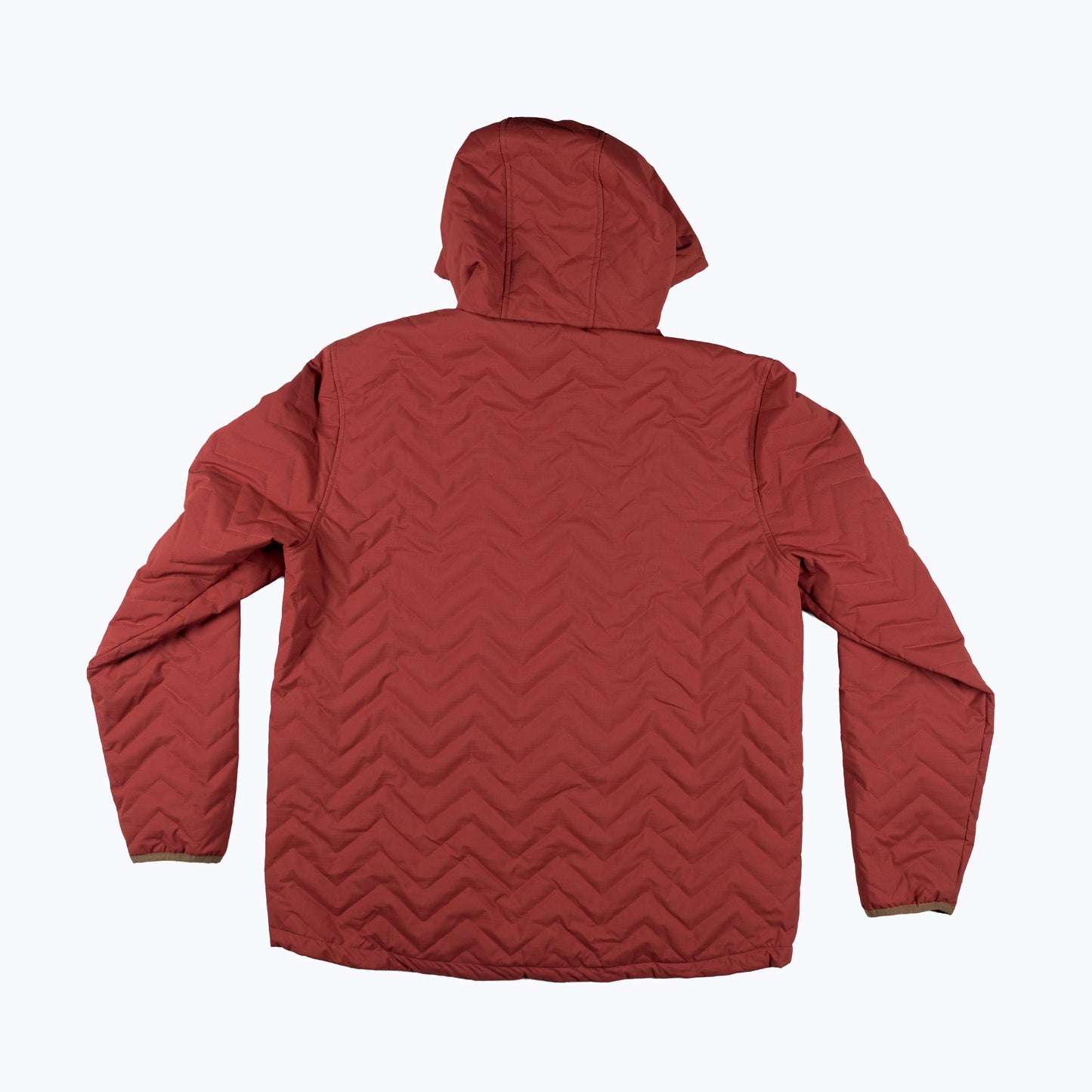 Ridgeline Puffer Quilted Hooded Jacket – Red