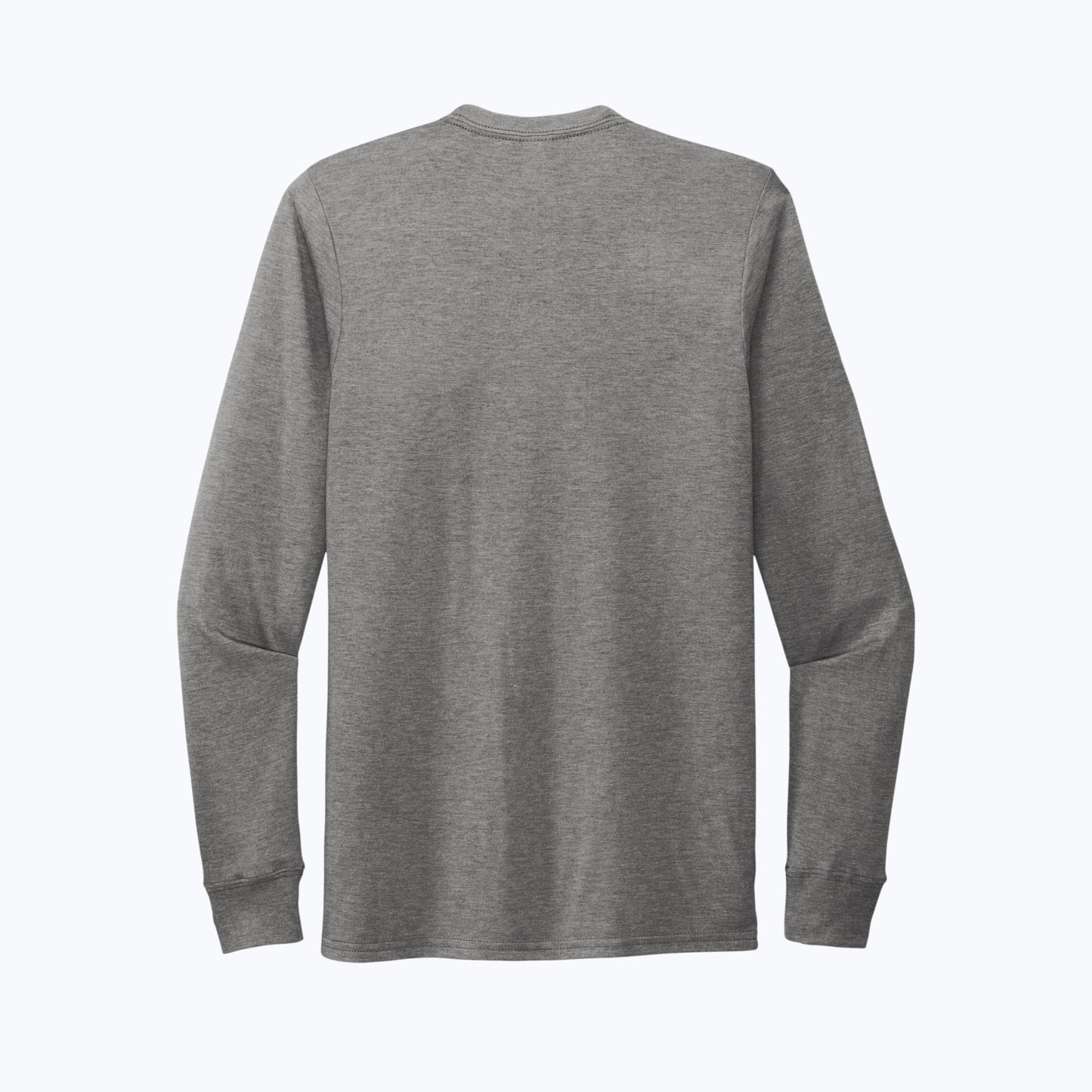 The Mountain Is Out Unisex Eco Tee - Long Sleeve - Heather Gray