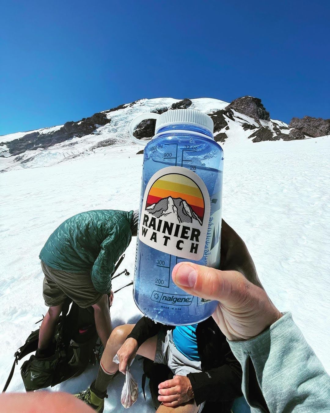 Rainier Watch Sunset Triple Gradient Sticker
