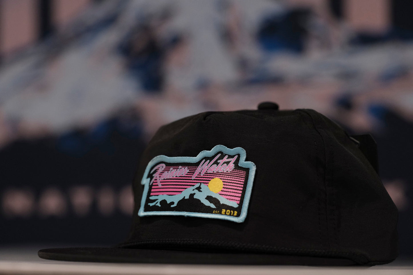 Neon Sunset 5 Panel Nylon Cap