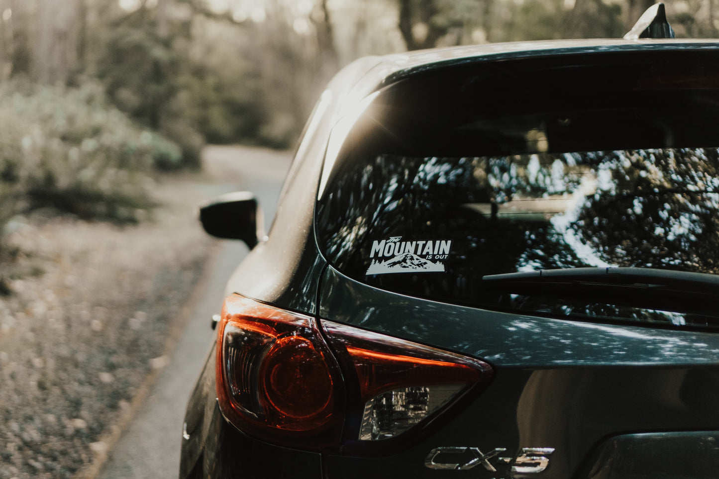 The Mountain Is Out Sticker