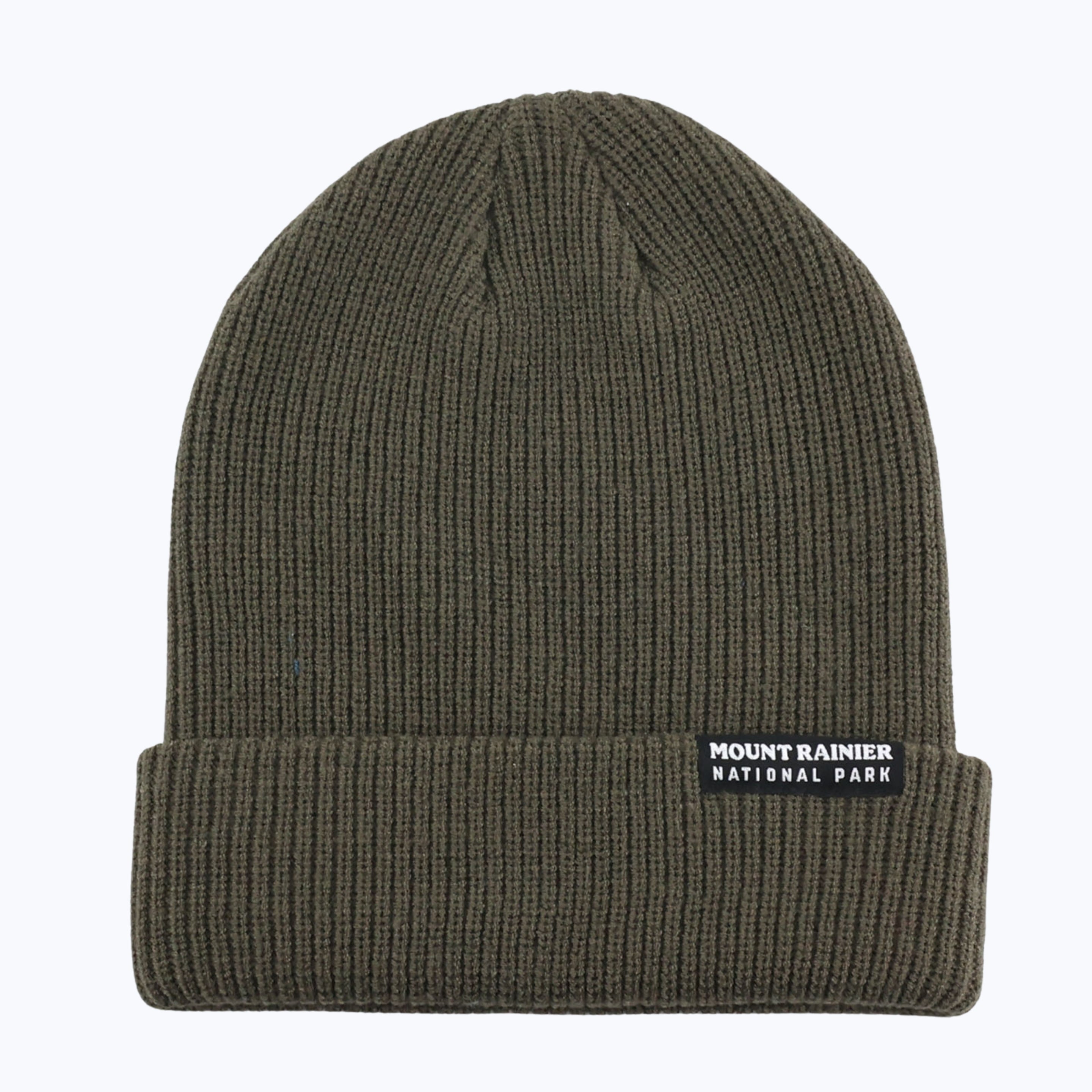 Mount Rainier National Park Recycled Beanie  - Eucalyptus