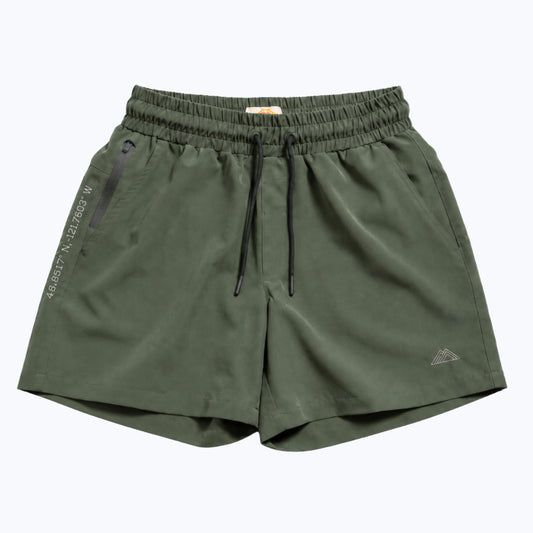 Athletic 5 Inch Recycled Shorts - Forest Green