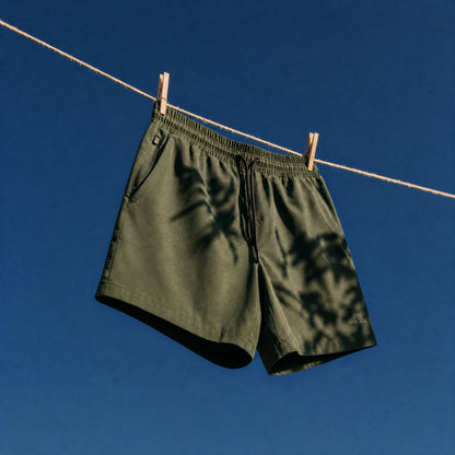 Athletic 5 Inch Recycled Shorts - Forest Green