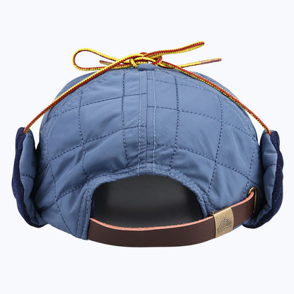Protect Our Parks Bear 7 Panel Trapper Cap - Navy/Orange