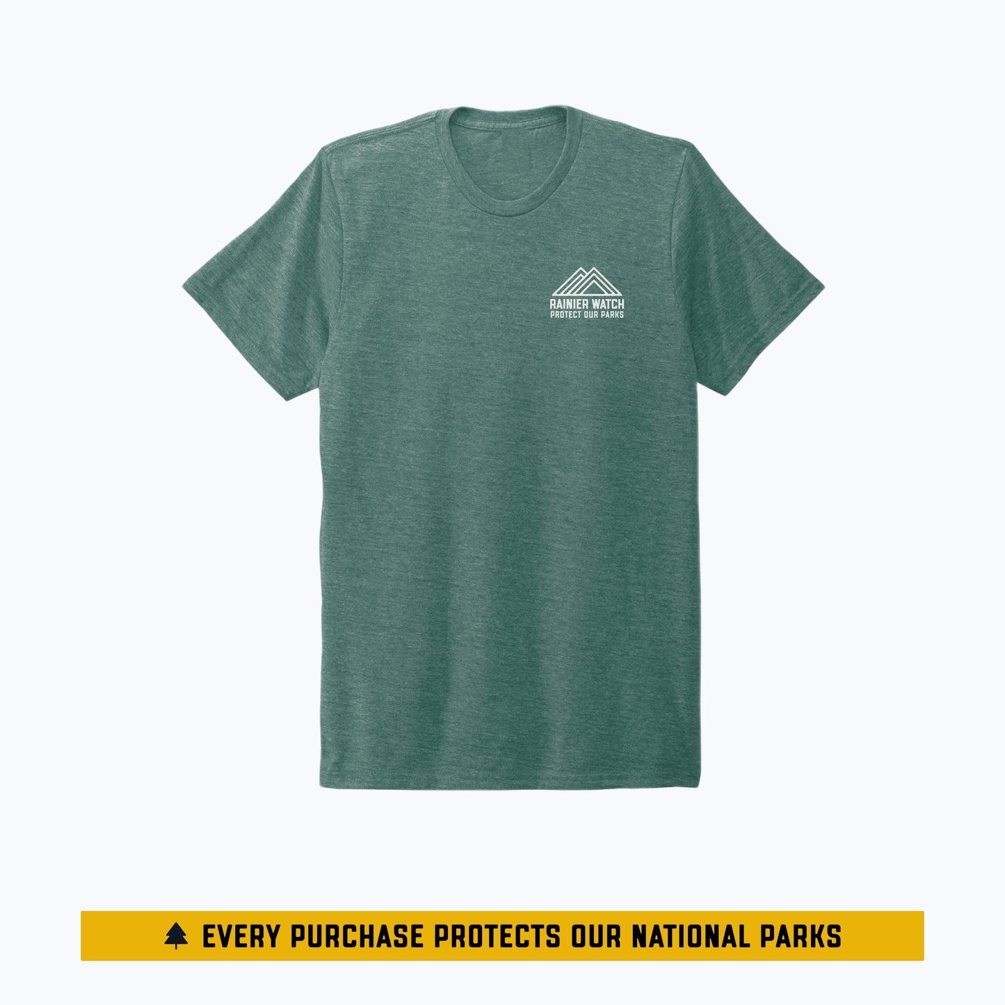 Washington National Parks Eco Tee - Sea Green