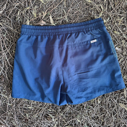 Athletic 5 Inch Recycled Shorts - Cascade Blue