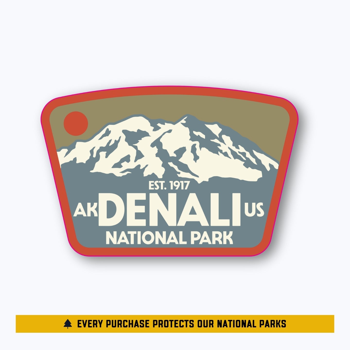 Denali National Park Sticker