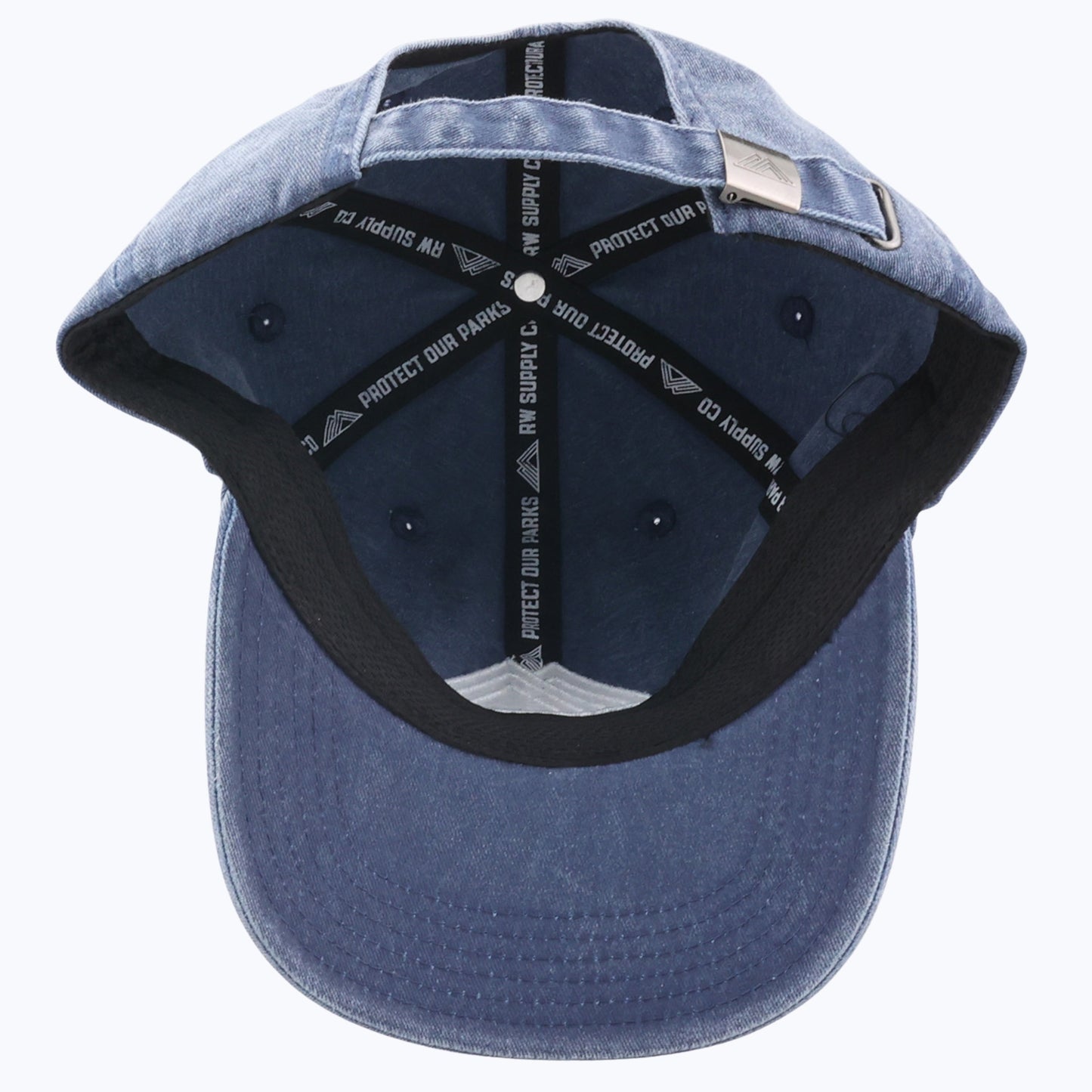 Logo Vintage Wash Dad Cap - Denim