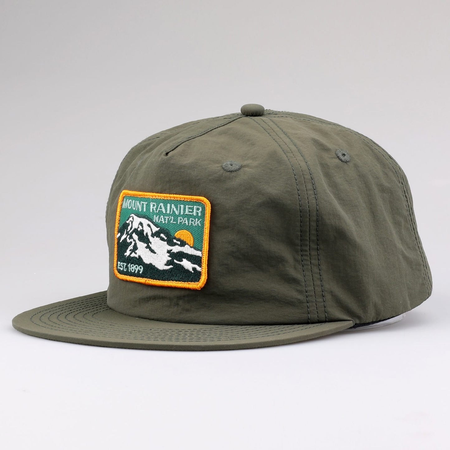 Mount Rainier National Park Est 1899 Recycled Nylon Cap