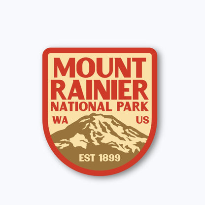 Nisqually Sticker | Mount Rainier National Park Vintage - KISS Sticker