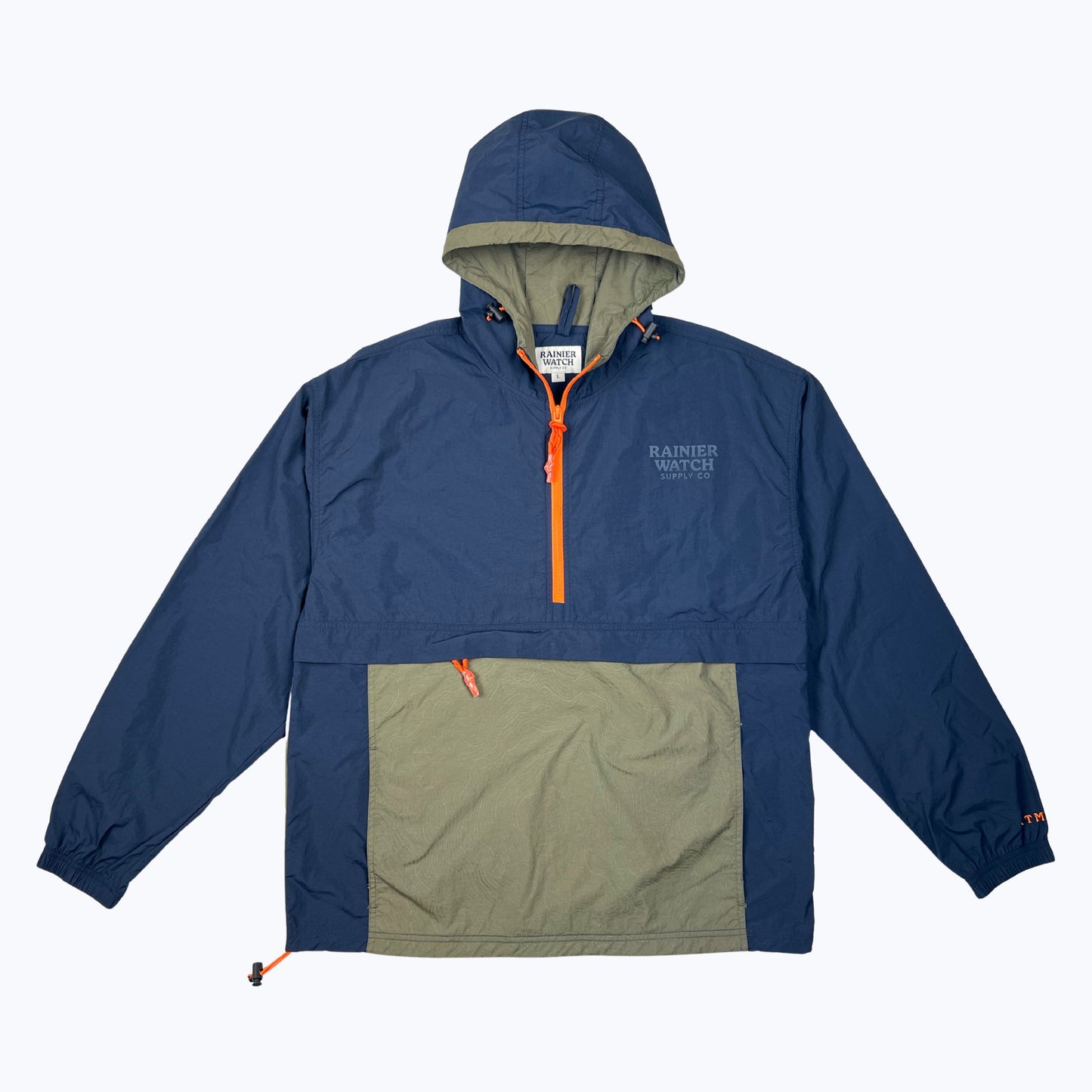 Muir Anorak Jacket - Topo Forest Green/Navy