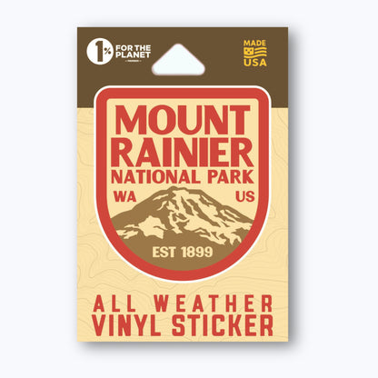 Nisqually Sticker | Mount Rainier National Park Vintage - KISS Sticker