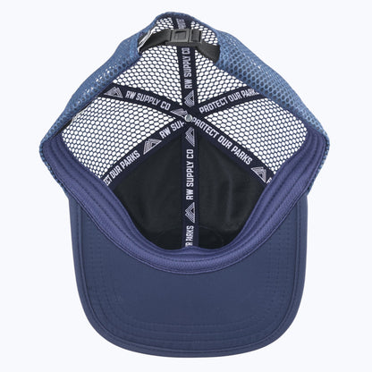 Protect Our Parks Bear Mesh Strapback Tech Cap - Navy