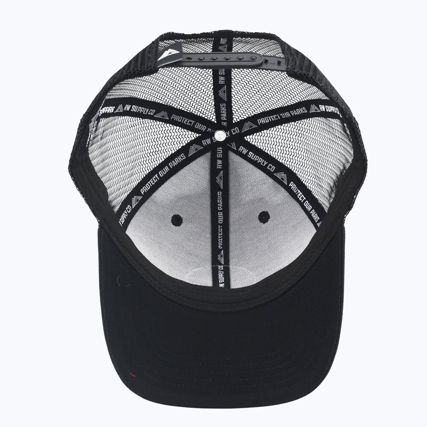 Ranger Patch Trucker Snapback Cap - Black