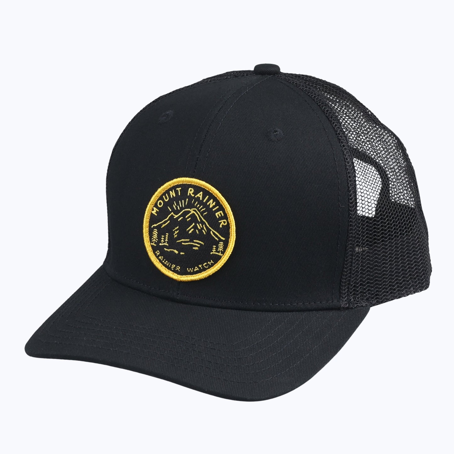 Ranger Patch Trucker Snapback Cap - Black