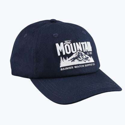 The Mountain Is Out Dad Cap - Navy