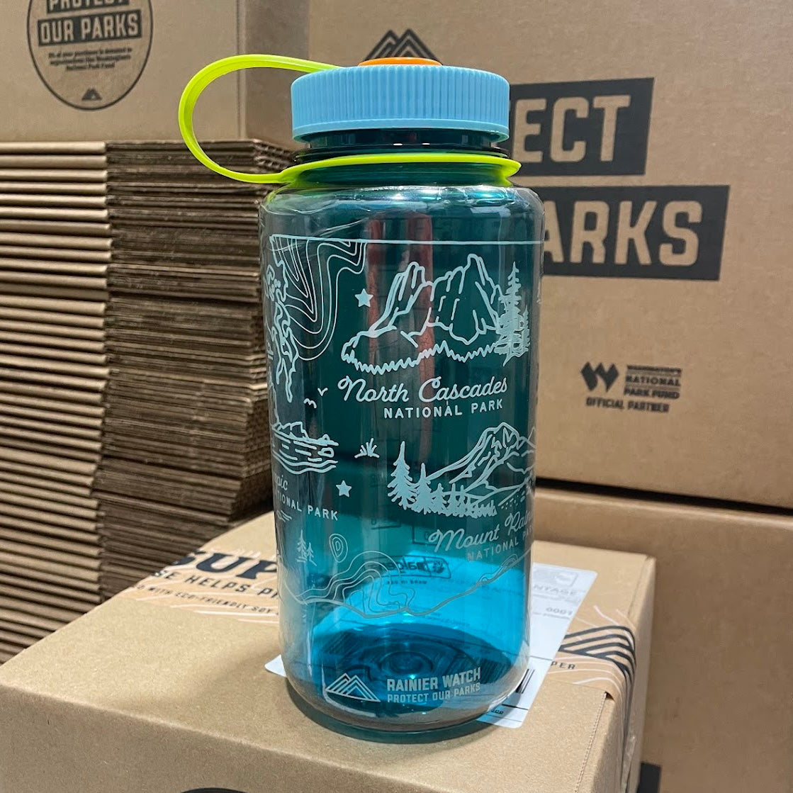 Washington National Parks Nalgene Bottle