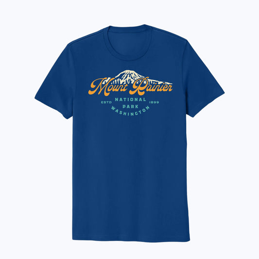 Winthrop Organic Cotton Unisex Tee - Deep Blue