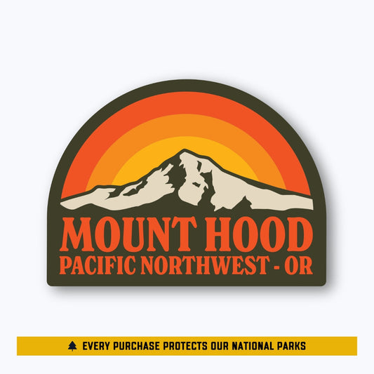 Mount Hood Oregon Pacific Northwest Sticker | Vintage