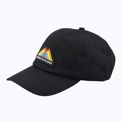 The Mountains Are For Everyone Patch Dad Cap - Black