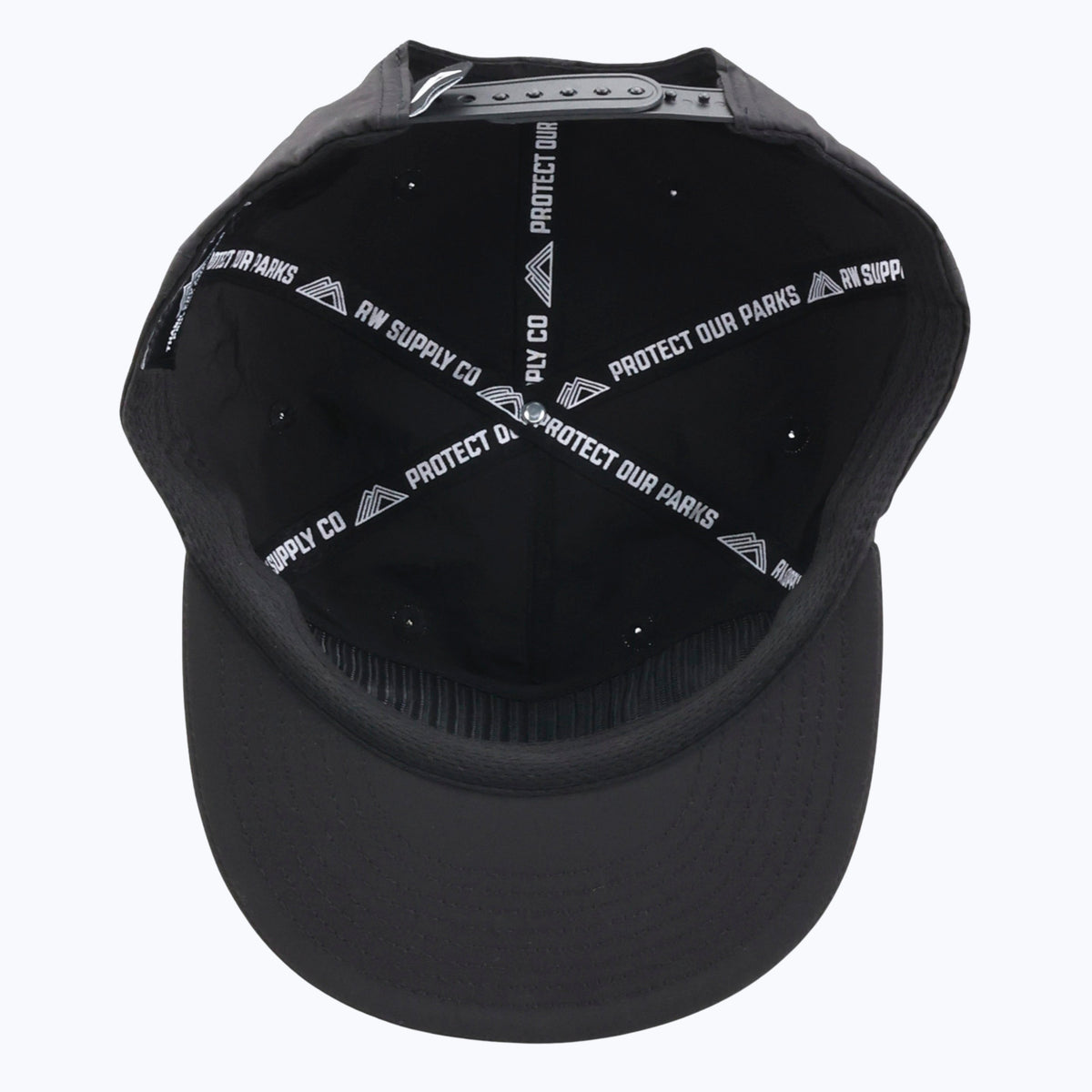 The Mountains Are For Everyone Patch Recycled Nylon Cap - Black