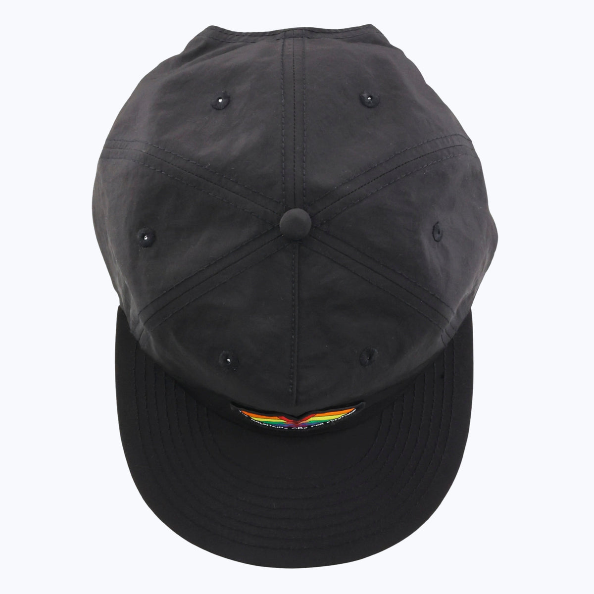 The Mountains Are For Everyone Patch Recycled Nylon Cap - Black