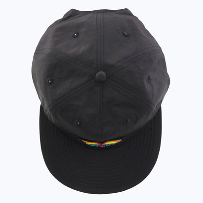 The Mountains Are For Everyone Patch Recycled Nylon Cap - Black