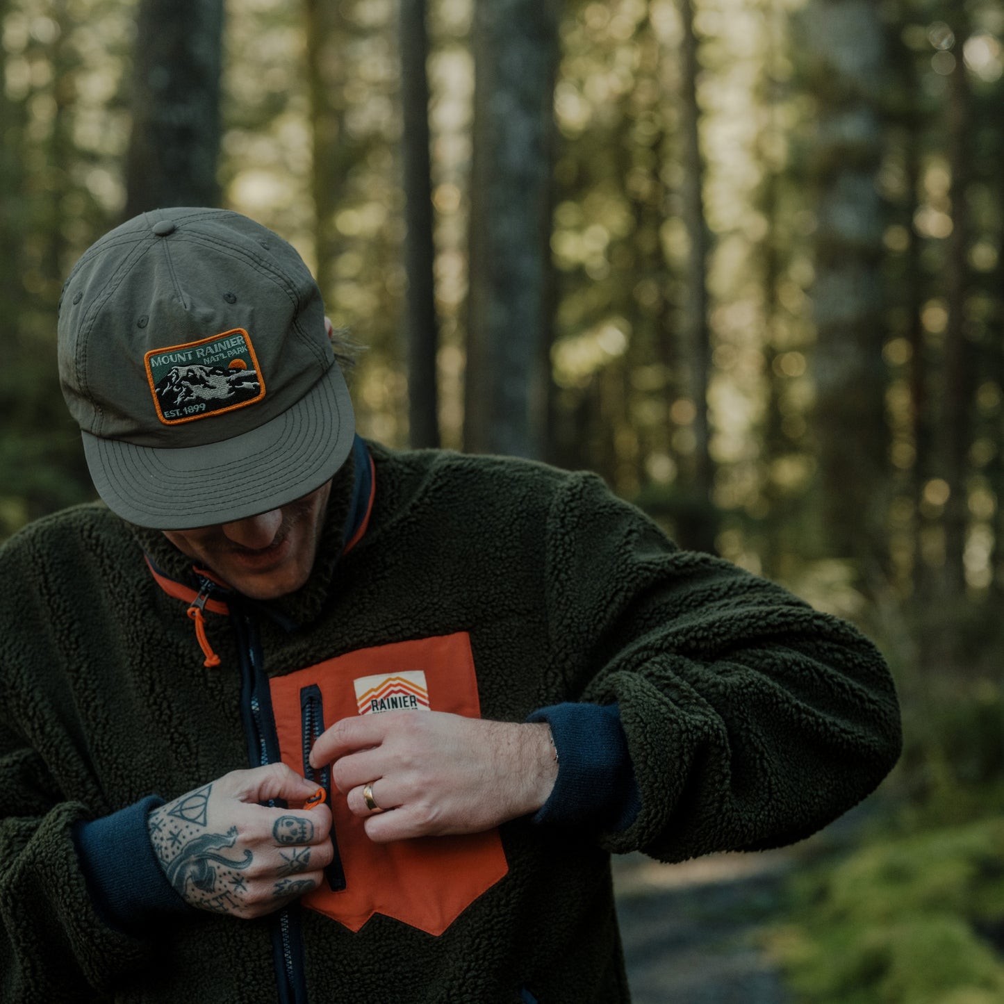 Turbo SuperFleece Jacket - Lined Recycled Fleece - Forest Green