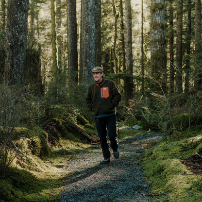 Turbo SuperFleece Jacket - Lined Recycled Fleece - Forest Green