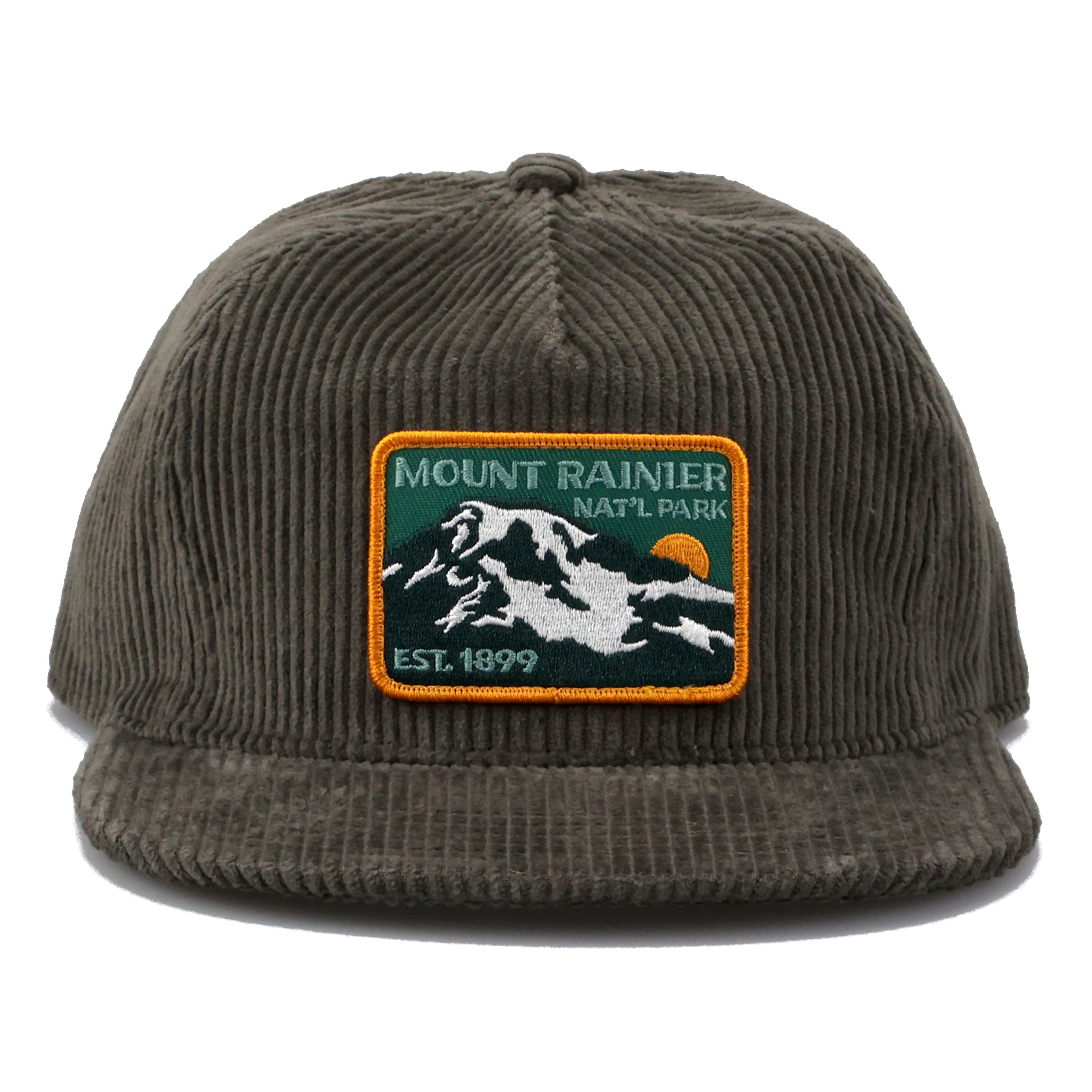 Mount Rainier National Park Est 1899 Corduroy Vintage Cap