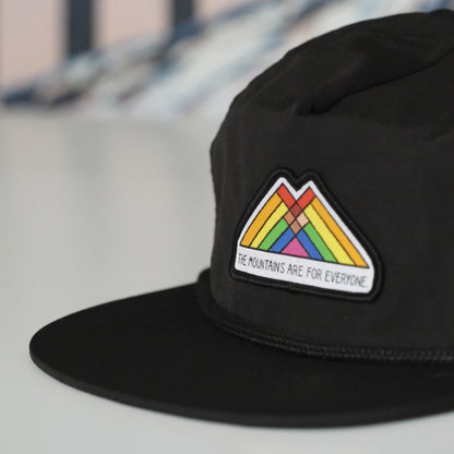 The Mountains Are For Everyone Nylon Cord Patch Cap