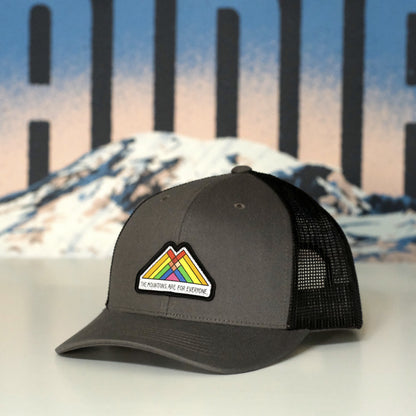 The Mountains Are For Everyone Trucker Patch Cap