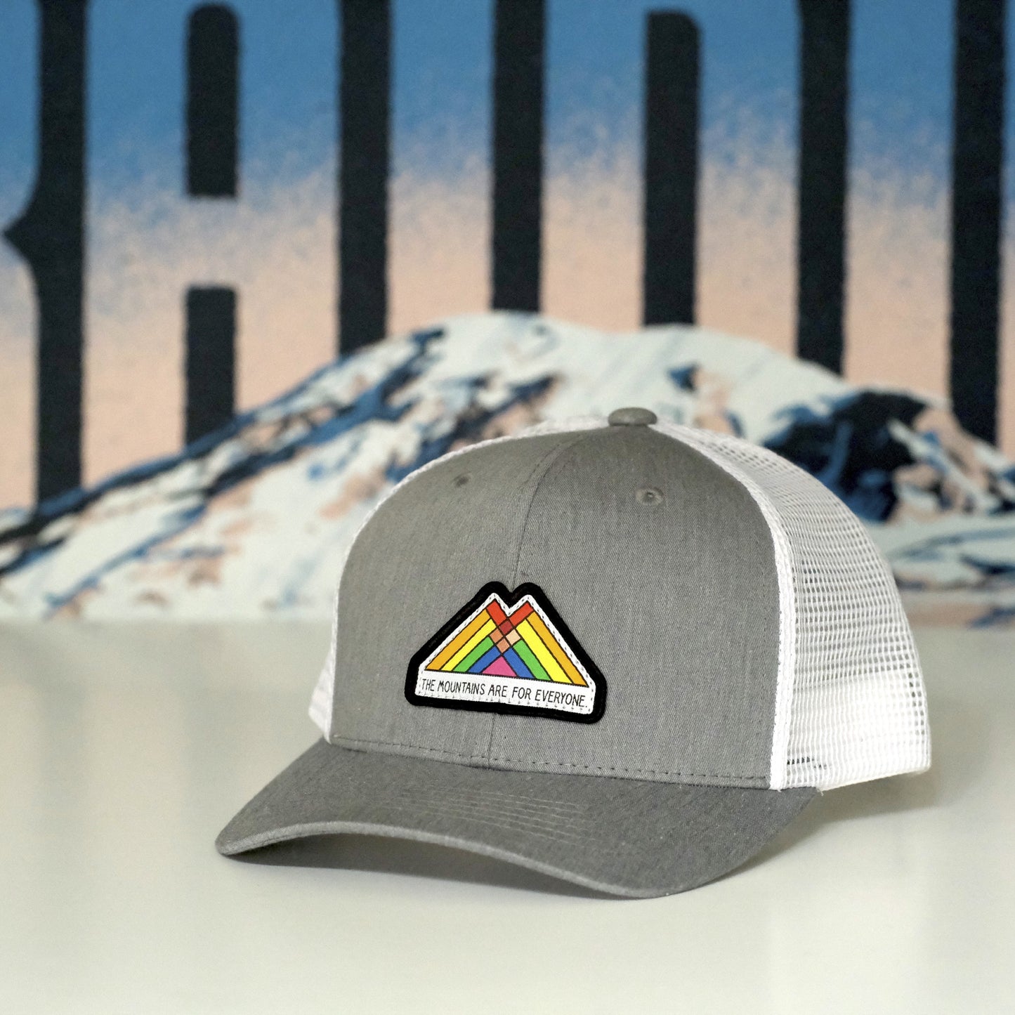 The Mountains Are For Everyone Trucker Patch Cap